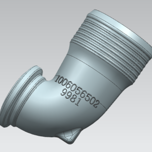 Compressor outlet pipe