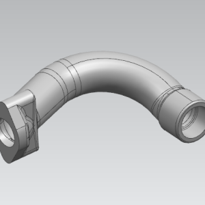 EGR cooler water pipe
