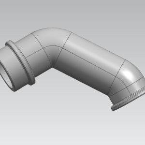 Intercooler air pipe