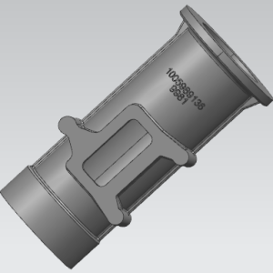 Outlet pipe of oil and gas separator